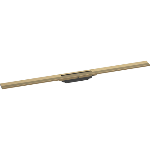 Hansgrohe RainDrain Flex Caniveau de douche - 100cm - raccourcissable - brushed bronze SW1590352