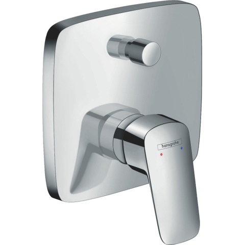 Hansgrohe Logis Afbouwdeel - voor inbouw badkraan - met omstel - voor I box universeel - inbouwdeel - hoogglans chroom 0605672