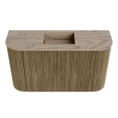 Mondiaz JOYA-DLUX 73.2cm toiletmeubel - ronding links en rechts kleur Dusk - Wastafel FAYE positie Midden Zonder kraangat kleur Arena. SW1425786