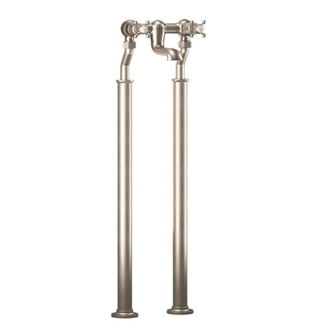 Crosswater Belgravia Pieds de robinet de baignoire - sur pied - nickel brossé (inox) SW1176312