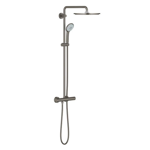 Grohe Euphoria XXL Regendoucheset Opbouw - hoofddouche 31cm - handdouche rond - brushed hard graphite (antraciet) SW98857
