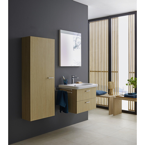 Duravit A.1 1 greeps wastafelmengkraan - 149x43x167mm - hoogglans chroom SW420699