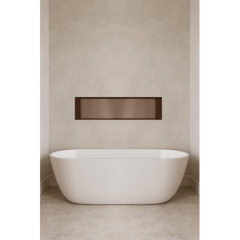 Hotbath &MORE Inbouwbox of inbouwnis - 30x120x10 - tuscan bronze (brons) SW1246641