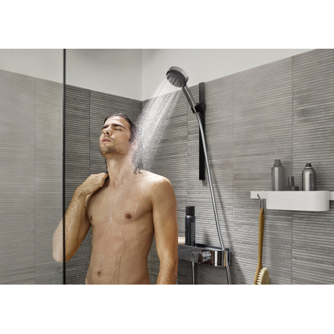 Hansgrohe Pulsify select s - select - handdouche - 3jet relaxation - ecosmart - diameter 10.5cm - hoogglans chroom SW651042