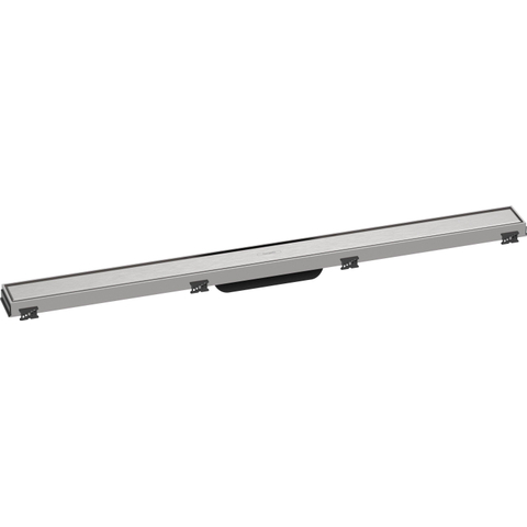 Hansgrohe RainDrain Match Douchegoot - 90cm - hoogte verstelbaar frame - brushed stainless steel SW1590470