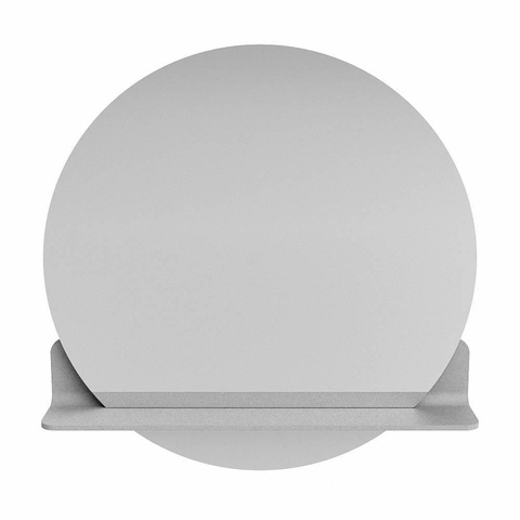 Mondiaz SPOT spiegel – Ø70 cm – met planchet – Plata (zilverblauw) SW1235582