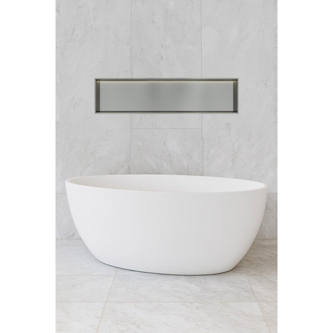 Hotbath &MORE Inbouwbox of inbouwnis - 30x120x10 - met LED - IP44 - RVS 316 SW1246645