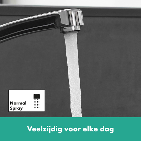 Hansgrohe Focus m41 Eengreeps keukenmengkraan - 160 - hoogglans chroom 0450993