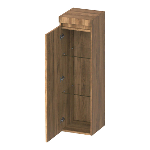 BRAUER Joy Wavy armoire haute - 120x35x35cm - 1 porte - ouverture à gauche - sans poignée - Honey SW1201287