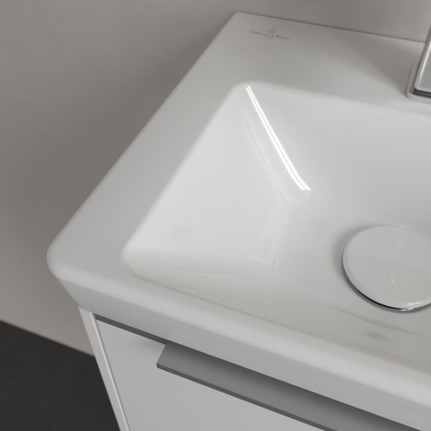 Villeroy & Boch Subway 3.0 fontein - 37x305cm - 1 kraangat - met overloop - White Alpine (glans wit) SW641673
