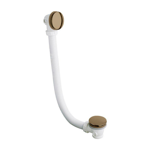 Crosswater MPRO Badafvoer - met ondiepe sifon geborsteld messing afwerking - geborsteld messing (goud) SW444695