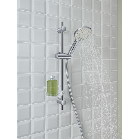 Villeroy & Boch Universal Showers Glijstangset - met drie functies - voor wandmontage - hoogglans chroom SW974411