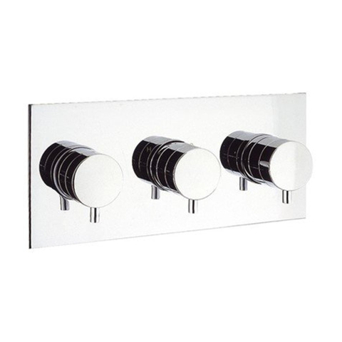 Crosswater partie apparente 3-poignées chrome SW639980