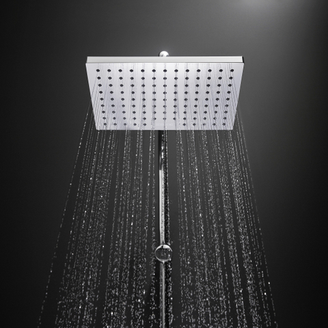 Hansgrohe Vernis Shape - showerpipe - zonder thermostaat - hoogglans chroom SW651648