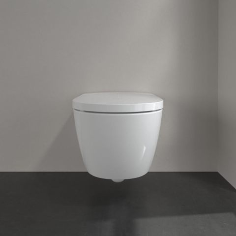 Villeroy & Boch Viclean I - 100 combipack douche wc Directflush CeramicPlus - spoelrandloos - White Alpine (glans wit) SW106589