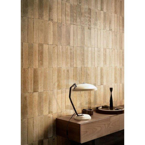 SAMPLE Ceralto Pavero Urban Carreau mural 6x24cm 10mm grès cérame Ocra SW914211