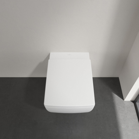 Villeroy & Boch memento 2.0 closetzitting - softclose & - quickrelease - Stone White (mat wit) SW354320