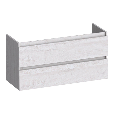 BRAUER Joy Badkamermeubelset - 100x40x55cm - 2 lades - greeploos - softclose - natuursteensteen wastafel - zonder kraangat - basalt antraciet - forest seashell SHOWROOMMODEL SHOW26532