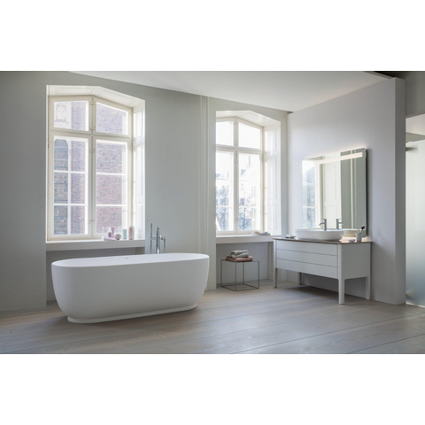 Duravit Luv Opzetwastafel - 80x40cm - met 1 kraangat - zonder overloop - glans wit SW227987