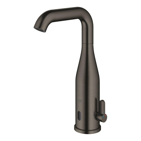 Grohe Essence Wastafelkraan Opbouw - uitloop 12.7cm - infrarood - electronisch - brushed hard graphite (antraciet) SW706276