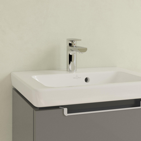 Villeroy & Boch Subway 2.0 meubelfontein - 50x40cm - 1 kraangat - met overloop - White Alpine (glans wit) 1024205