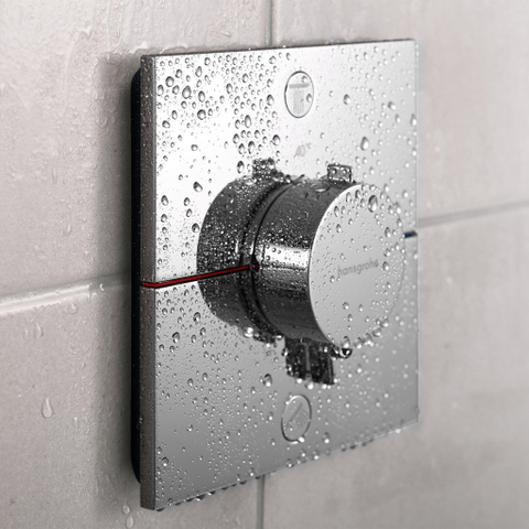Hansgrohe ShowerSelect Comfort E Inbouw - thermostaat 2F geïntegreerde zheidscom.EN1717 - hoogglans chroom SW918145