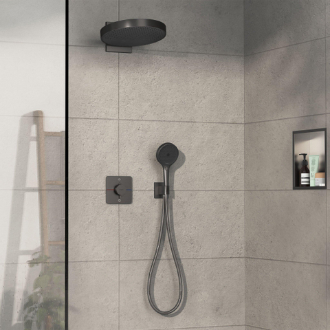 Hansgrohe Showerselect comfort q Thermostaat - inbouw - 2 functies - zwart chroom SW918159