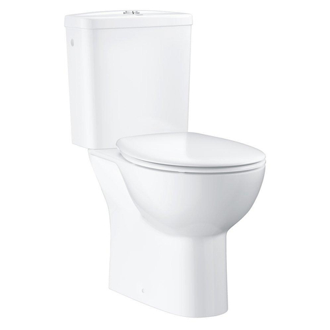 Grohe Bau WC-pack - diepspoel - PK - met keramisch reservoir - closetzitting met deksel en softclose - wit SW197223