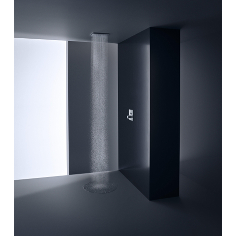 AXOR Showerselect square plaque de finition thermostatique avec robinet d'arrêt pour 2 fonctions chrome GA34498