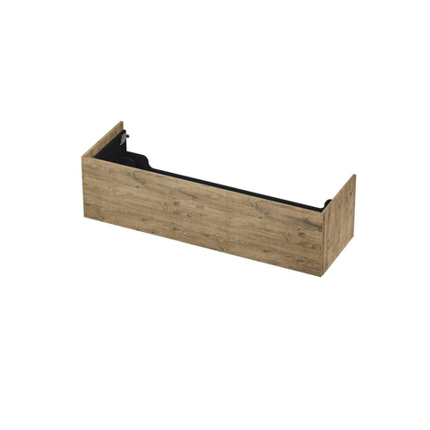 INK Wastafelonderkast - 140x45x37.6cm - 1 lade - push to open - met recht opdekfront - MFC - Naturel eiken SW439524