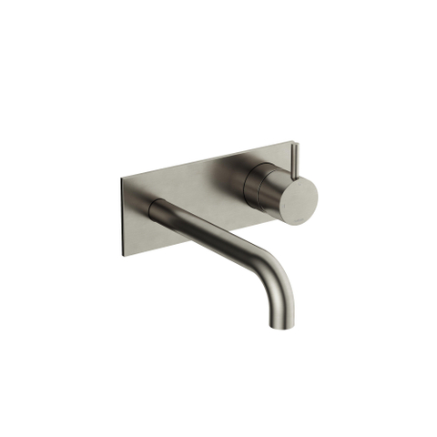 Hotbath Cobber Afbouwdeel - voor wastafelkraan - 18cm uitloop - geborsteld nikkel (RVS) SW1117848
