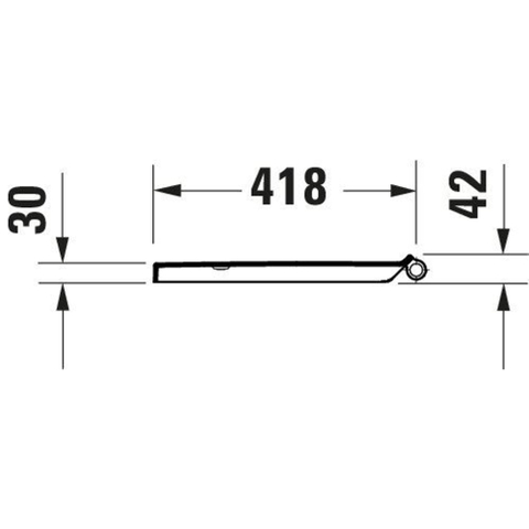 Duravit No.1 DuraStyle Basic WC-zitting - 36.9x43.3x4.2cm - compact - met softclose - met quickrelease - kunststof - wit SW472394