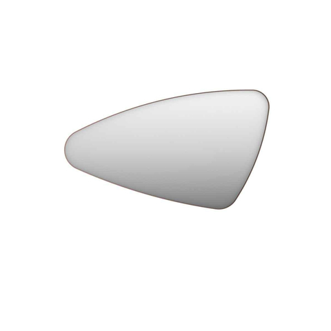 INK SP22 miroir – forme organique – 120 x 70 cm – version gauche – Cuivre brossé SW798483