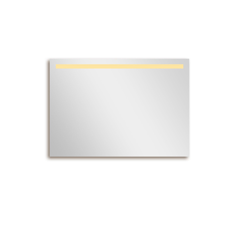 Adema Squared 2.0 Miroir salle de bains 100x70cm avec éclairage LED supérieur avec interrupteur capteur SW647633