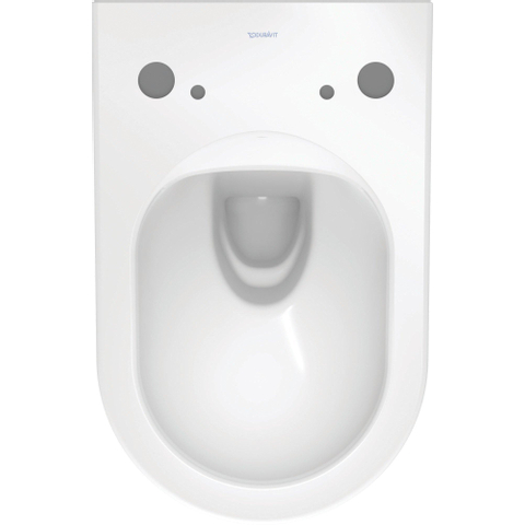 Duravit ME by Starck wandcloset diepspoel spoelrandloos met Hygieneglaze v. SensoWash closetzitting 37x57cm met verdekte bevestiging wit SW84185