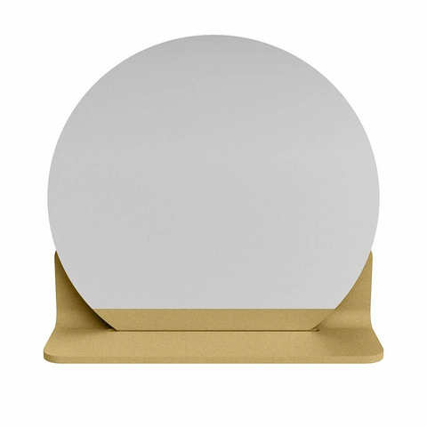 Mondiaz SPOT spiegel – Ø40 cm – met planchet – Oro (zand) SW1235570