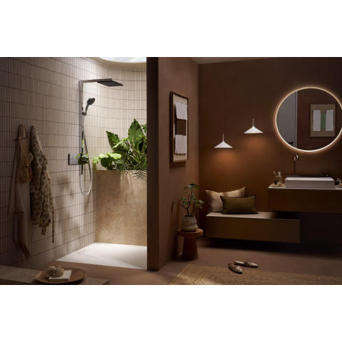 Hansgrohe Raindance alive Showerpipe - 210/340 1jet - ecosmart - thermostaat chr. - hoogglans chroom SW1388693