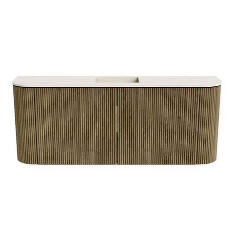 Mondiaz JOYA-DLUX 103.2cm toiletmeubel - ronding links en rechts kleur Dusk - Wastafel FAYE positie Midden Zonder kraangat kleur Meli. SW1425886