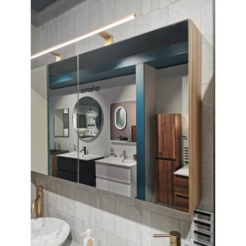 Saniclass Holz Base spiegelkast – 120x70 cm – Eiken SW773985