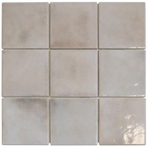 The Mosaic Factory Kasba mozaïektegel - 30x30cm - 6.5mm - vierkant - glans sand (beige) SW1015072