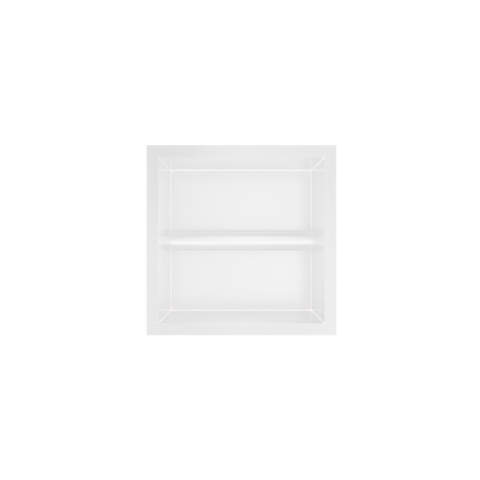 Hotbath &MORE Porte-rouleau de papier toilette encastré - 16x16x13cm - Blanc mat SW1245659