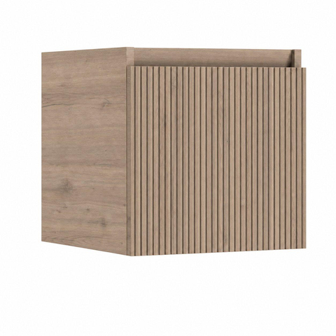 HR badmeubelen Matrix XL Wastafelonderkast - 40x44.8x45cm - 3D-front - 1 lade - greeploos met greeplijst - charleston SW868802