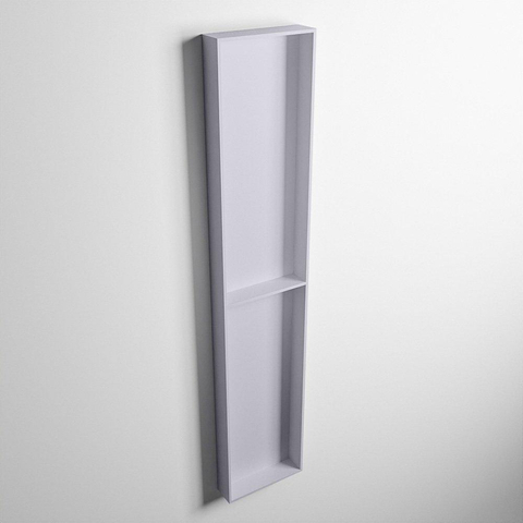 Mondiaz Easy nis 29.5x89.5x8cm voor Inbouw/opbouw 2 open vakken Solid surface Cale/Cale SW643799