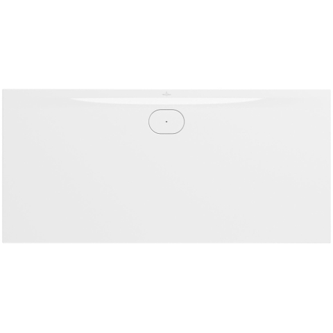 Villeroy & Boch Ecora douchebak - 170x80x3.5cm - afvoer lange zijde - white alpine (wit) SW1558879