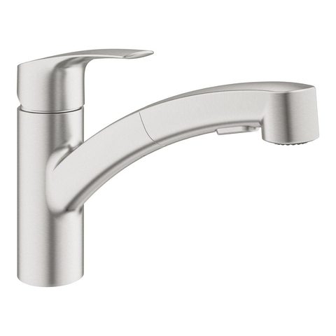 Grohe Eurosmart Keukenkraan - Brushed Supersteel (RVS) SW536471