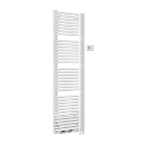 Stelrad Dahlia E-Vento Radiateur électrique - 180x50cm - 1950 watts - avec soufflerie - blanc brillant SW789940
