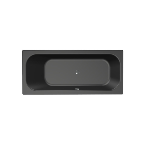 Xenz Aruba Baignoire - 170x75x48 - bonde centrale - acrylique - ebony SW102887