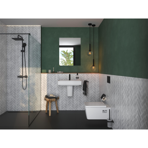 Hansgrohe AddStoris Q handdoekhouder 2-lids - mat zwart SW651108