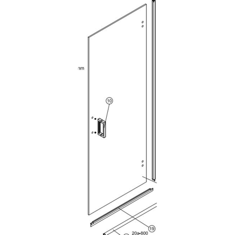 Strip bas Saniclass 63,2 cm pour Saniclass Cansano SW23871 SW542675