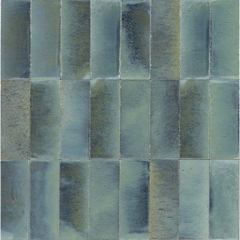 ÉCHANTILLON Ceralto Alvera Decor Carreau mural 7.5x20cm 10mm turquoise SW914217